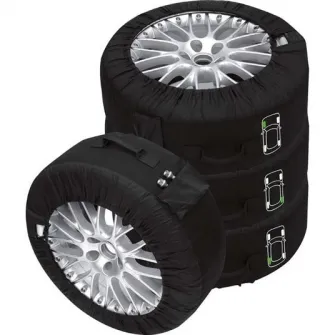 Set 4 huse depozitare roti auto Petex, pentru dimensiuni roata cuprinse intre 14-18