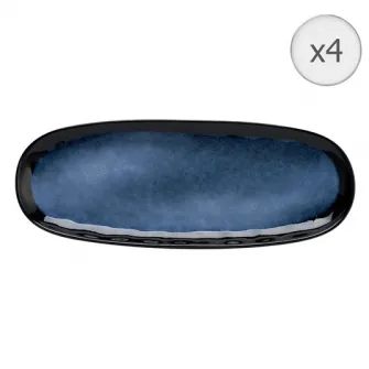 Set 4 platouri Art of dining by Heinner Serenity, ceramica, 38X15cm