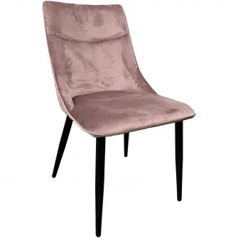 Set 4 scaune dining Kring Tove, baza metal, stofa