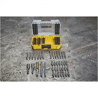Set 40 accesorii Dewalt DT70702-QZ, biti, adaptor biti