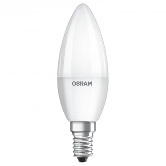 Set 5 becuri LED Osram Base Classic B40, E14, 5.5W (40W), 470 lm, A+, temperatura lumina calda (2700K)