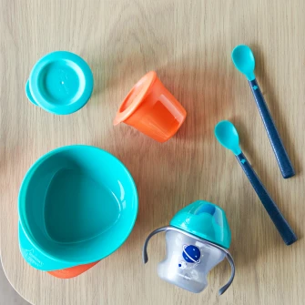 Set 5 lingurite Tommee Tippee, de la 4 luni, Multicolor
