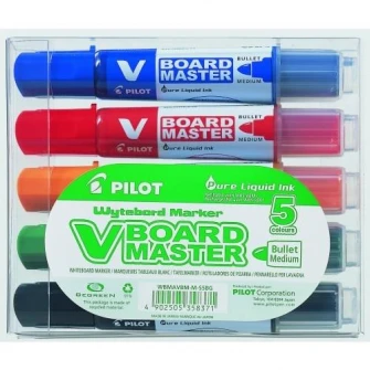 Установить 5 круглых маркеров Pilot Vboard master vf