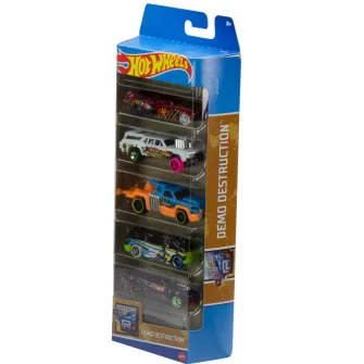 Set 5 masinute Hot Wheels - Demo Destruction