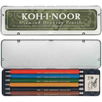 Набор из 6 механических карандашей Koh-I-Noor 2мм