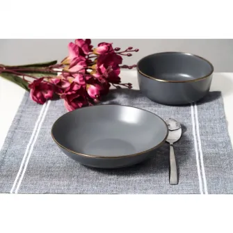 Set 6 farfurii adanci Art of dining by Heinner Calypso, ceramica, 20cm