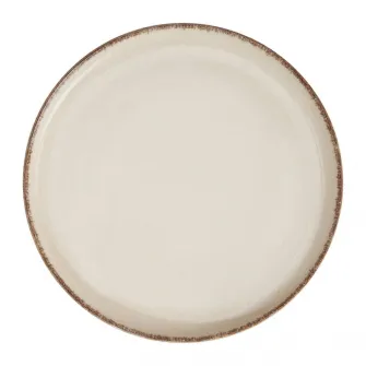 Set 6 farfurii desert Ambition Craft, portelan, 19 cm, bej