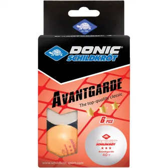 Set 6 mingi tenis de masa Donic-Schildkrot Avantgarde, 3 stele