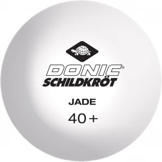 Set 6 mingi tenis de masa Donic-Schildkrot Jade, 1 antrenament, alb