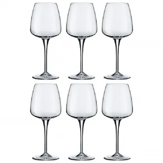 Set 6 pahare cu picior Bormioli Aurum vin rosu,520 ml, sticla cristalina