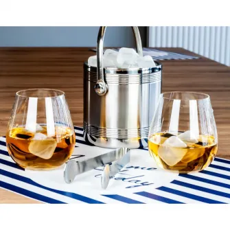 Set 6 pahare whisky Bohemia Columba, cristalin, 380 ml