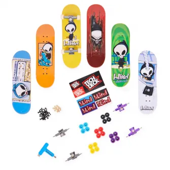 Set 6 piese Tech Deck - Fingerboard Blind