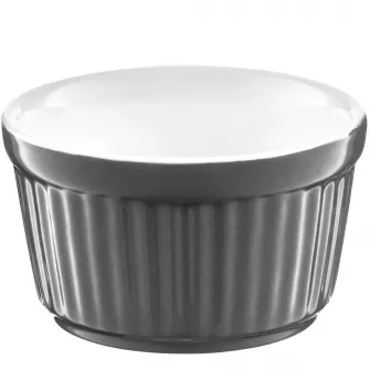 Set 6 vase ramekin, Ambition Ginger, ceramica, 9 cm / 150ml, gri