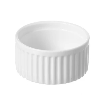 Set 6 vase ramekin, Hendi, portelan, rezistent pana la 600°C, 120x55 mm