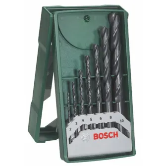 Set 7 burghie metal Bosch, dimensiune 2-10 mm