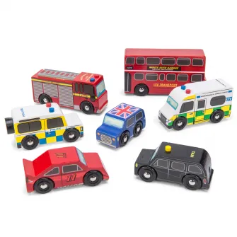 Набор из 7 автомобилей Le Toy Van - автомобили Лондона