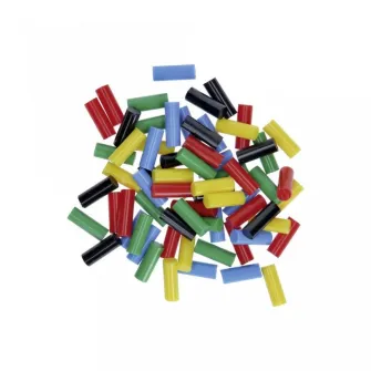 Set 70 baghete pentru lipit Bosch GLUEY Sticks Colour Mix, 7 mm diametru, 20 mm lungime