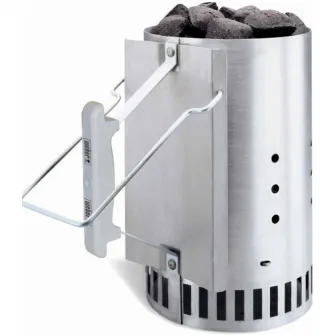 Set aprindere carbuni 3 in 1 Weber, cupa, brichete 2 Kg si 3 cuburi pentru aprindere