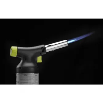 Set arzator si butelie, profesional Creme-Brulee, Hendi, aprindere automata, functioneaza cu butelii gaz, Black Beast Chefs Torch, 175x68x260(h)mm