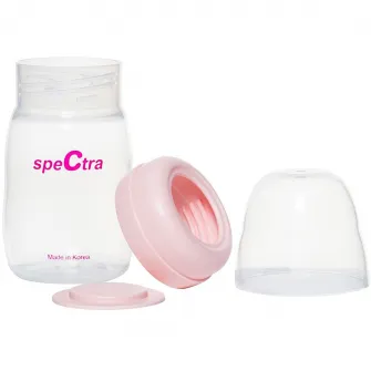 Set biberoane Spectra pentru stocare lapte matern, fara tetina, 2 buc