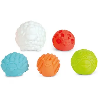 Set bile senzoriale Baby Clementoni, in forme de animale