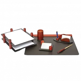 Set Birou Forofis Lemn 6 Piese Mahon