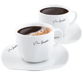 Set cafea Lamart Dine, portelan, 4 piese, 190 ml