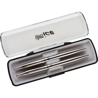 Set Centrum Silver Ice Pix Cu Bila 0.7 Mm Si Creion Mecanic 0.5 Mm Argintiu