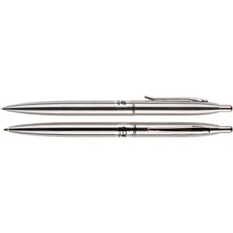Set Centrum Silver Ice Pix Cu Bila 0.7 Mm Si Creion Mecanic 0.5 Mm Argintiu