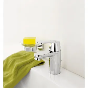 Set complet 5 in 1 accesorii de baie Grohe Essentials, bara prosop 600 mm, fixare perete ascunsa, Crom