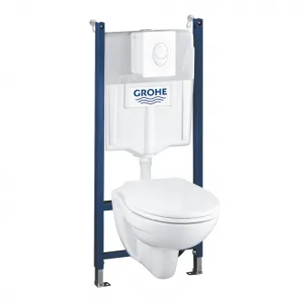 Set complet WC Grohe Solido Set WC 1,13 m, cui clapeta, vas, capac, rez.