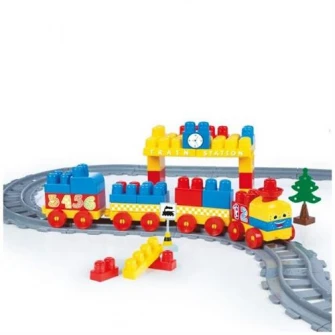 Set constructie Dolu - Trenulet, 89 piese