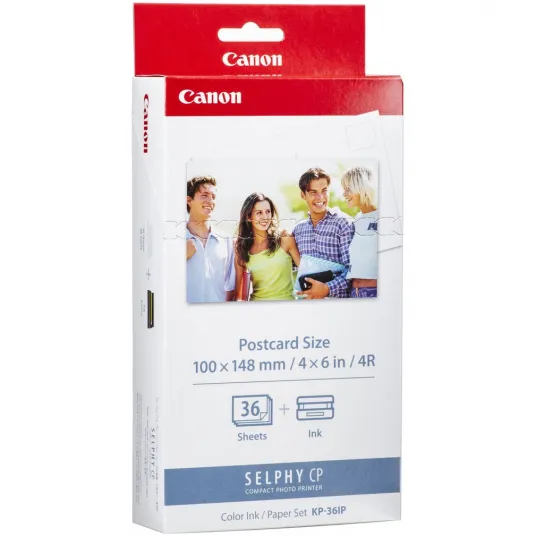 Set consumabil si hartie foto Canon KP-36 I
