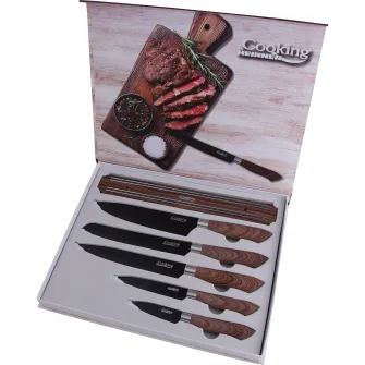 Set cutite pentru bucatarie Cooking by Heinner Perfecto, 6 piese