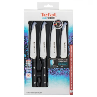Set de 4 cutite pentru friptura Tefal Ingenio Ice, Force 11 cm