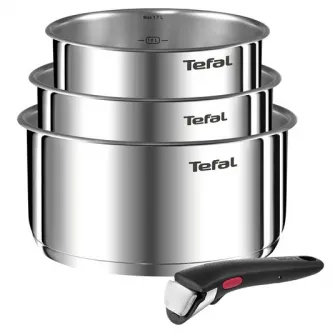 Set de 4 piese Tefal Ingenio Emotion, cratita 16X18X20 cm, maner detasabil