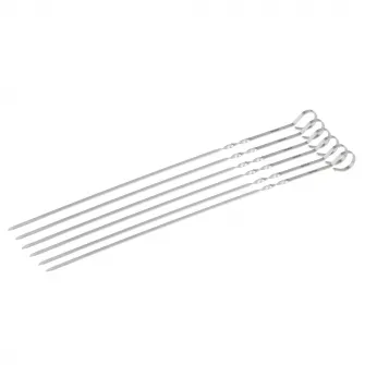 Set de 6 frigarui Tefal XL, sac din bumbac pentru depozitare, Dimensiuni XL, inox, argintiu