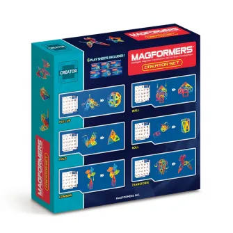 Set de constructie magnetic Magformers - Creator, 60 piese