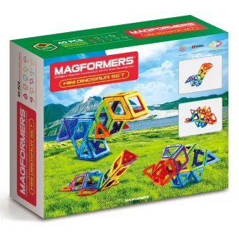 Set de constructie magnetic Magformers - Mini Dinosaur, 40 piese