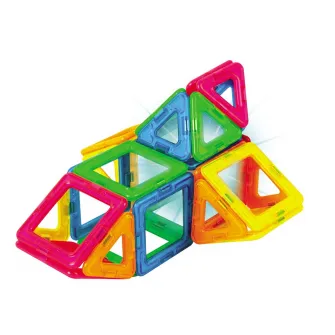 Set de constructie magnetic Magformers - Neon Led, 31 piese