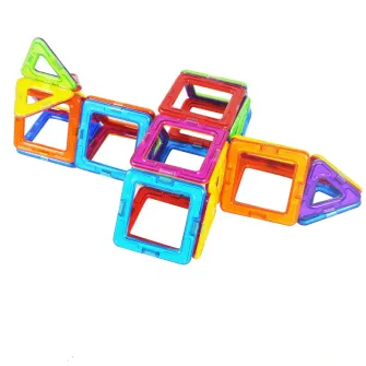 Set de constructie magnetic Magplayer - Design and build over, 30 piese
