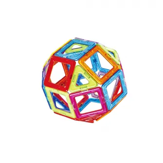 Set de constructie magnetic Magplayer - Design and build over, 30 piese