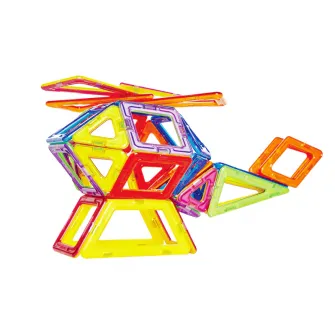 Set de constructie magnetic Magplayer - Designer, 62 piese