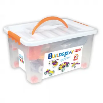 Set de constructie Mappy BuildPlay - STEAM, 4 in 1, 98 piese, EM7753