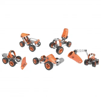 Set de constructie Mappy BuildPlay - STEAM, 5 in 1, 86 piese, EM7785