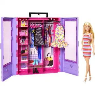 Set de joaca Barbie Ultimate Closet - Papusa si dulap cu haine