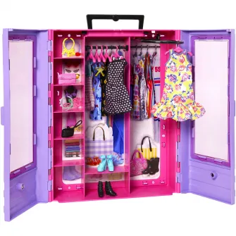 Set de joaca Barbie Ultimate Closet - Papusa si dulap cu haine