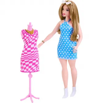 Set de joaca Barbie Ultimate Closet - Papusa si dulap cu haine, mov