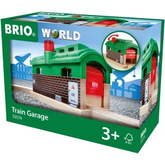 Set de joaca Brio - Garaj pentru trenuri