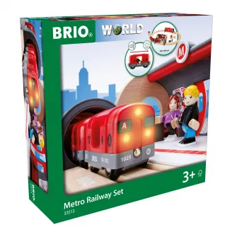 Set de joaca Brio - Metrou pe sine